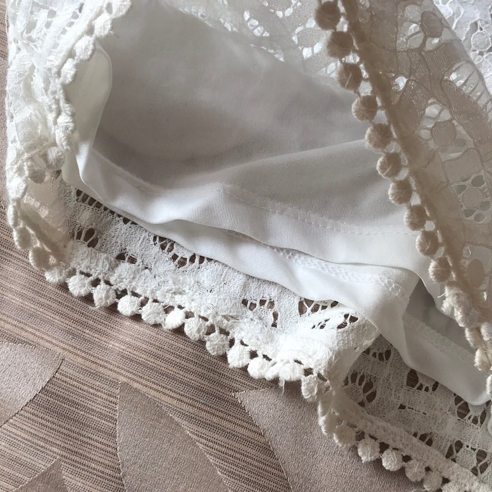 NWT Lace White Shorts ❣️ - Picture 4 of 9